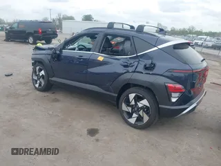 2024 Hyundai Kona Limited with VIN KM8HECA32RU172367, listed as a IAAI auction lot 41951008 with 7,306 mi miles and . Bid and sale history available at carsss.com. Image 3.