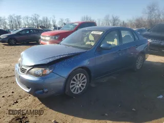2008 Subaru Impreza Sedan (Natl) i w/Premium Pkg with VIN JF1GE61618H522760, listed as a Copart auction lot 86703854 with 121,283 mi miles and Salvage Title. Bid and sale history available at carsss.com. Image 1.