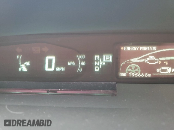 2011 Toyota Prius I with VIN JTDKN3DU3B0319923, listed as a Copart auction lot 51109065 with 195,668 mi miles and Clean Title. Bid and sale history available at carsss.com. Image 9.