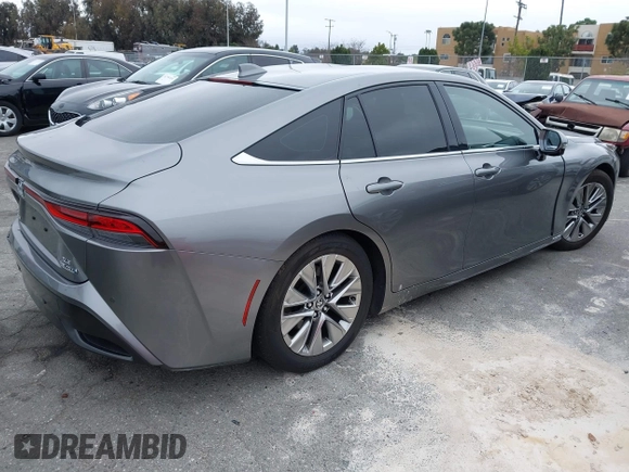 2023 Toyota Mirai XLE with VIN JTDAAAAA5PA007657, listed as a IAAI auction lot 41814468 with 12,809 mi miles. Bid and sale history available at carsss.com. Image 4.