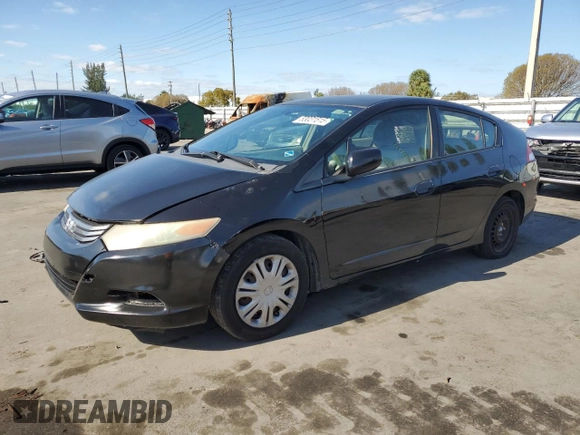2010 Honda Insight LX with VIN JHMZE2H50AS009869, listed as a Copart auction lot 53031515 with 194,860 mi miles and Salvage Title. Bid and sale history available at DreamBid. Image 1.