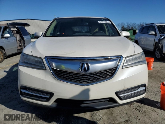 2014 Acura MDX with VIN 5FRYD3H25EB007614, listed as a Copart auction lot 87390964 with 0 mi miles and Clean Title. Bid and sale history available at carsss.com. Image 5.