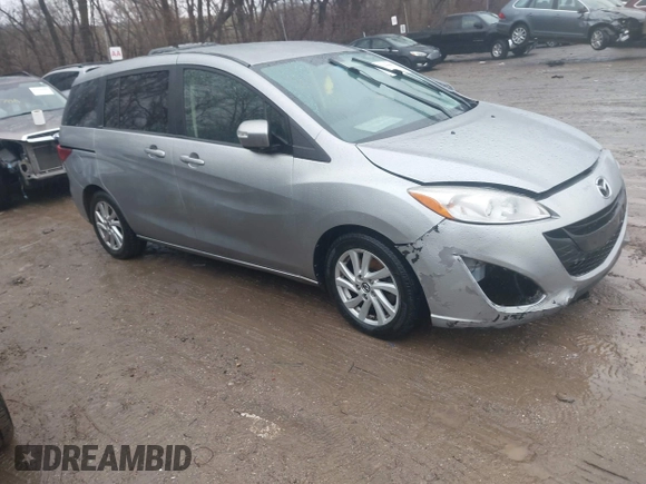 2015 Mazda 5 Sport with VIN JM1CW2BL4F0189484, listed as a IAAI auction lot 41123606 with Not Provided miles. Bid and sale history available at carsss.com. Image 1.
