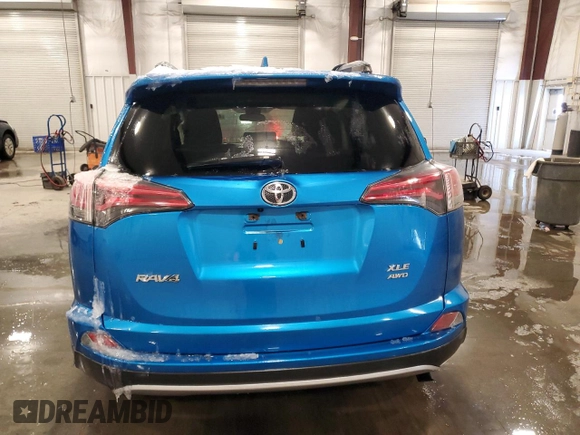 2018 Toyota RAV4 XLE with VIN JTMRFREV3JJ748218, listed as a Copart auction lot 44839665 with 74,791 mi miles and Salvage Title. Bid and sale history available at DreamBid. Image 6.