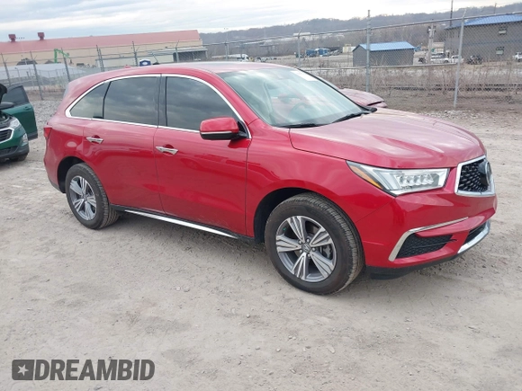 2020 Acura MDX with VIN 5J8YD4H33LL057651, listed as a IAAI auction lot 41886742 with 45,351 mi miles. Bid and sale history available at carsss.com. Image 1.