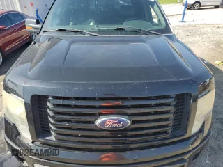 2012 Ford F-150 XL with VIN 1FTFW1ET0CFB06984, listed as a Copart auction lot 61338755 with 204,847 mi miles and Salvage title. Bid and sale history available at DreamBid. Image 11.