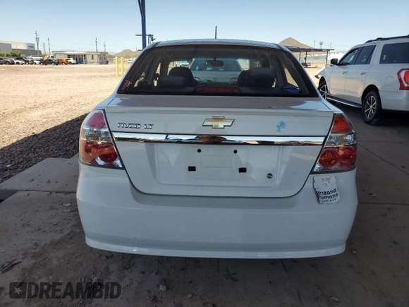 2009 Chevrolet Aveo 1LT z VIN KL1TD56E09B641529, wystawiony jako Copart lot #56563265 z przebiegiem 75 332 mil mil oraz Szkoda całkowita • Salvage title. Historia ofert i sprzedaży dostępna na DreamBid. Obrazek 6.
