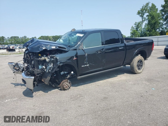 2021 Ram 2500 Laramie with VIN 3C6UR5FL0MG682196, listed as a Copart auction lot 58746085 with 69,903 mi miles and Salvage title. Bid and sale history available at DreamBid. Image 1.