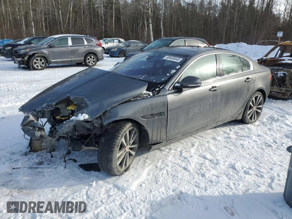 2018 Jaguar XE 25t Prestige with VIN SAJAK4FX1JCP35890, listed as a Copart auction lot 88448445 with 0 mi miles and Salvage Title. Bid and sale history available at carsss.com. Image 1.