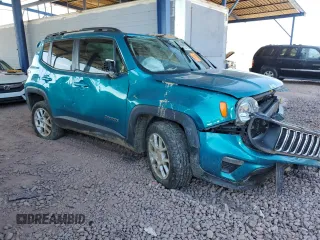 2020 Jeep Renegade Latitude with VIN ZACNJBBB0LPL48907, listed as a Copart auction lot 45956185 with 152,712 mi miles and Salvage Title. Bid and sale history available at carsss.com. Image 4.