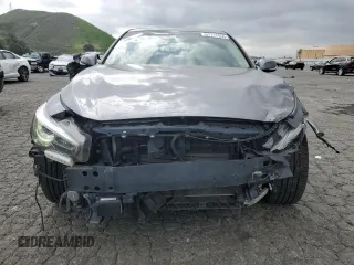 2019 Infiniti Q50 Luxe z VIN JN1EV7AP6KM513800, wystawiony jako Copart lot #51117555 z przebiegiem 92 337 mil mil oraz Szkody całkowita. Historia ofert i sprzedaży dostępna na DreamBid. Obrazek 5.