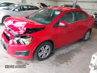 2015 Chevrolet Sonic LT with VIN 1G1JC5SH2F4117505, listed as a IAAI auction lot 42142076 with 138,769 mi miles and . Bid and sale history available at DreamBid. Image 2.