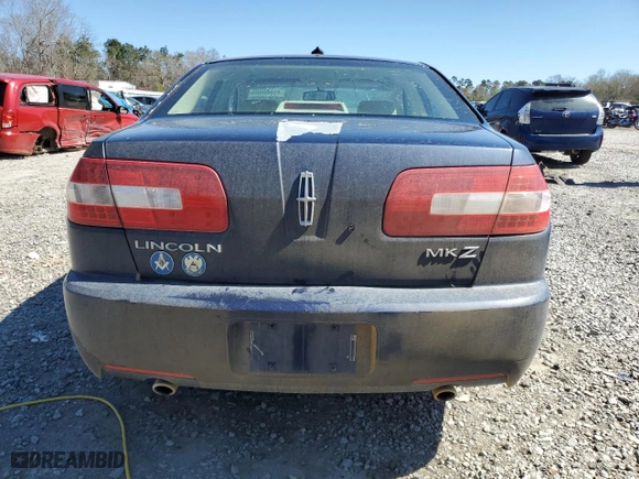2007 Lincoln MKZ with VIN 3LNHM26T17R627185, listed as a Copart auction lot 49986005 with 102,061 mi miles and Salvage Title. Bid and sale history available at carsss.com. Image 6.