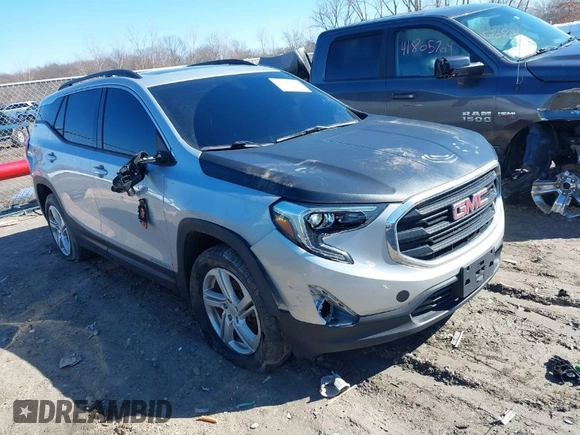 2019 GMC Terrain SLE with VIN 3GKALTEV9KL132718, listed as a IAAI auction lot 41790338 with 86,739 mi miles. Bid and sale history available at carsss.com. Image 1.