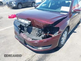 2013 Volkswagen Passat S with VIN 1VWAP7A31DC029851, listed as a IAAI auction lot 42191963 with 24,862 mi miles and . Bid and sale history available at DreamBid. Image 6.