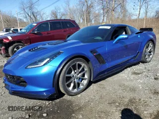 2019 Chevrolet Corvette Z06 2LZ with VIN 1G1YR2D6XK5606259, listed as a Copart auction lot 51643755 with 10,163 mi miles and Non Repairable. Bid and sale history available at carsss.com. Image 1.