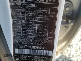 2013 Land Rover LR2 z VIN SALFR2BG1DH359489, wystawiony jako Copart lot #43115765 z przebiegiem 168 574 mil mil oraz Szkoda całkowita • Salvage title. Historia ofert i sprzedaży dostępna na DreamBid. Obrazek 14.