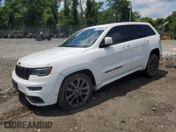 2018 Jeep Grand Cherokee High Altitude with VIN 1C4RJFCG5JC179040, listed as a Copart auction lot 61540625 with 135,310 mi miles and Salvage title. Bid and sale history available at DreamBid. Image 1.