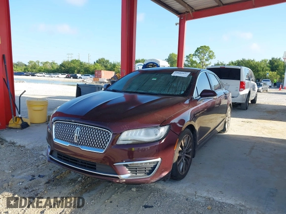 2017 Lincoln MKZ Select with VIN 3LN6L5C98HR600572, listed as a IAAI auction lot 39682039 with 89,283 mi miles. Bid and sale history available at carsss.com. Image 2.