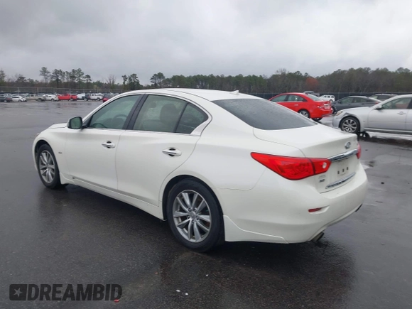 2017 Infiniti Q50 2.0t with VIN JN1CV7AR0HM681482, listed as a IAAI auction lot 41734242 with 228,838 mi miles. Bid and sale history available at carsss.com. Image 3.