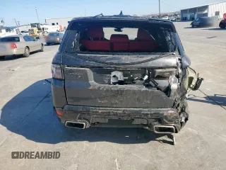 2020 Land Rover Range Rover Sport HST with VIN SALWS2RU0LA885538, listed as a Copart auction lot 48674555 with Not provided miles and Salvage title. Bid and sale history available at DreamBid. Image 6.