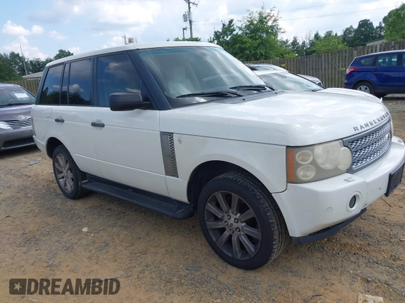 2008 Land Rover Range Rover SC with VIN SALMF13488A265557, listed as a IAAI auction lot 42727299 with 255,219 mi miles and . Bid and sale history available at DreamBid. Image 1.