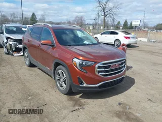 2019 GMC Terrain SLT with VIN 3GKALPEV0KL316498, listed as a IAAI auction lot 41878713 with 93,750 mi miles. Bid and sale history available at carsss.com. Image 1.