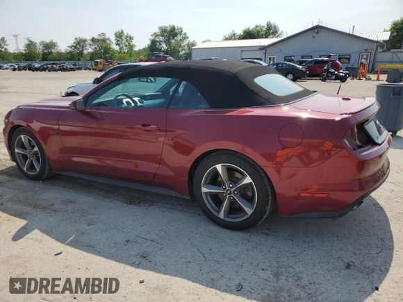 2015 Ford Mustang EcoBoost Premium with VIN 1FATP8UH2F5365272, listed as a Copart auction lot 60438825 with 77,675 mi miles and Salvage title. Bid and sale history available at DreamBid. Image 2.