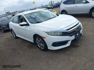 2016 Honda Civic Sedan LX with VIN 2HGFC2F53GH515016, listed as a IAAI auction lot 42083338 with 208,777 mi miles. Bid and sale history available at carsss.com. Image 1.