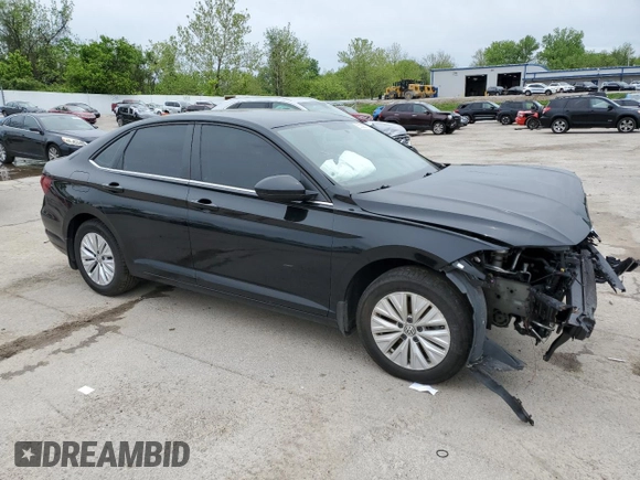 2019 Volkswagen Jetta S with VIN 3VWC57BU3KM066580, listed as a Copart auction lot 55295715 with 74,657 mi miles and Salvage title. Bid and sale history available at DreamBid. Image 4.