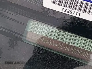2005 Nissan Maxima SE с VIN 1N4BA41E15C808635, выставлен на аукционе IAAI как лот 42255373 с пробегом Не указан миль и . История ставок и продаж доступна на DreamBid. Изображение 11.