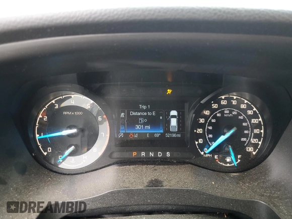 2020 Ford Ranger XL with VIN 1FTER4FH0LLA78569, listed as a Copart auction lot 57336735 with 52,196 mi miles and Salvage title. Bid and sale history available at DreamBid. Image 9.