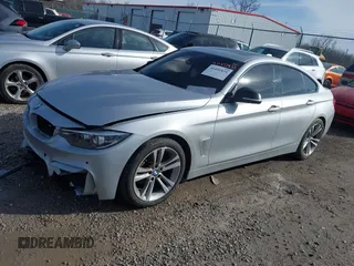 2018 BMW 4 Series 430i with VIN WBA4J1C56JBG80262, listed as a IAAI auction lot 41451833 with 148,487 mi miles and . Bid and sale history available at carsss.com. Image 18.