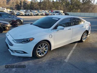2017 Ford Fusion Energi SE with VIN 3FA6P0PU4HR110338, listed as a Copart auction lot 89408425 with 157,653 mi miles and Salvage Title. Bid and sale history available at carsss.com. Image 1.