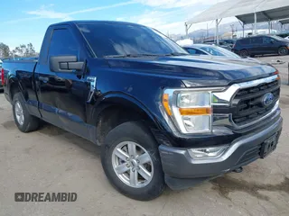 2022 Ford F-150 XL with VIN 1FTMF1E56NKE03194, listed as a IAAI auction lot 41620978 with 76,689 mi miles and . Bid and sale history available at DreamBid. Image 1.