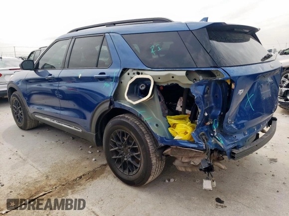 2020 Ford Explorer XLT with VIN 1FMSK7DH5LGA91205, listed as a Copart auction lot 51315595 with 122,662 mi miles and Salvage Title. Bid and sale history available at carsss.com. Image 2.