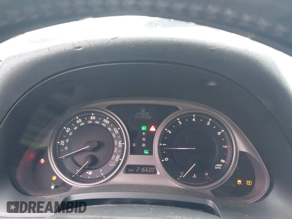2006 Lexus IS 250 with VIN JTHBK262862001609, listed as a IAAI auction lot 42461788 with 216,600 mi miles and . Bid and sale history available at DreamBid. Image 7.