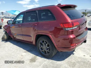 2021 Jeep Grand Cherokee Limited X with VIN 1C4RJEBG0MC714727, listed as a Copart auction lot 52962165 with 32,411 mi miles and Salvage title. Bid and sale history available at DreamBid. Image 2.