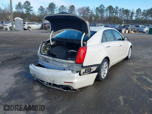2014 Cadillac CTS Sedan RWD with VIN 1G6AP5SX2E0128760, listed as a IAAI auction lot 41719528 with 101,916 mi miles. Bid and sale history available at carsss.com. Image 4.