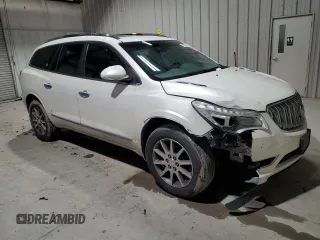 2015 Buick Enclave Leather with VIN 5GAKRBKD0FJ227364, listed as a Copart auction lot 51551715 with 128,227 mi miles and Salvage Title. Bid and sale history available at carsss.com. Image 4.