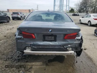 2018 BMW 5 Series 540i xDrive with VIN WBAJE7C54JWC57361, listed as a Copart auction lot 53047545 with 62,312 mi miles and Salvage title. Bid and sale history available at DreamBid. Image 6.