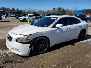 2013 Nissan Maxima 3.5 SV w/Sport Pkg with VIN 1N4AA5AP5DC844927, listed as a Copart auction lot 46658645 with 181,190 mi miles and Salvage Title. Bid and sale history available at carsss.com. Image 1.
