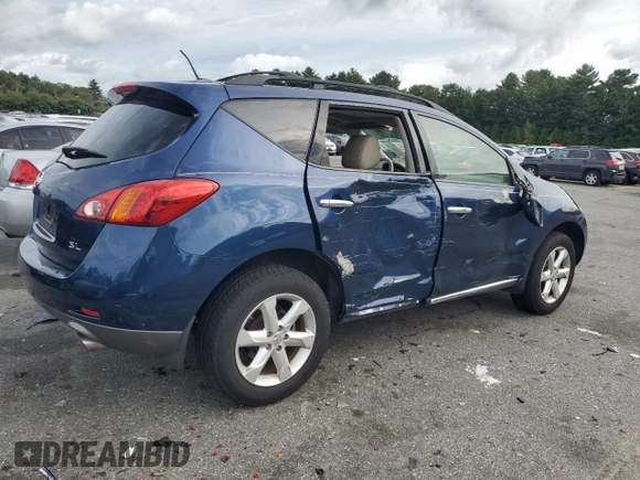 2010 Nissan Murano S with VIN JN8AZ1MU1AW000217, listed as a Copart auction lot 73168594 with 156,643 mi miles and Salvage Title. Bid and sale history available at carsss.com. Image 3.