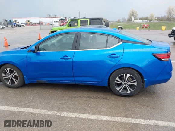 2021 Nissan Sentra SV with VIN 3N1AB8CV5MY313211, listed as a IAAI auction lot 41877064 with 52,621 mi miles and . Bid and sale history available at DreamBid. Image 14.