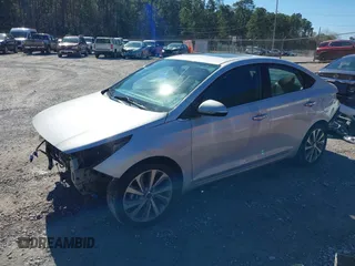 2021 Hyundai Accent Limited with VIN 3KPC34A62ME134438, listed as a IAAI auction lot 41412917 with 140,547 mi miles. Bid and sale history available at carsss.com. Image 2.