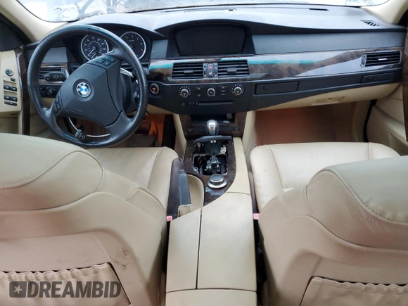 2006 BMW 5 Series 530xi with VIN WBANF735X6CU20504, listed as a Copart auction lot 44840125 with 122,594 mi miles and Clean Title. Bid and sale history available at carsss.com. Image 8.