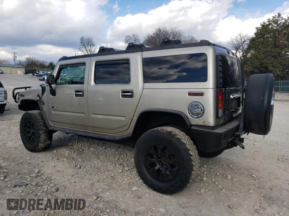 2003 Hummer H2 with VIN 5GRGN23U93H101021, listed as a Copart auction lot 87440524 with 124,826 mi miles and Clean Title. Bid and sale history available at carsss.com. Image 2.