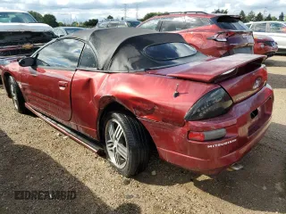 2005 Mitsubishi Eclipse GTS with VIN 4A3AE75H65E031063, listed as a Copart auction lot 69252944 with 0 mi miles and Salvage Title. Bid and sale history available at carsss.com. Image 2.