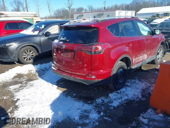 2018 Toyota RAV4 LE with VIN 2T3ZFREV6JW483845, listed as a IAAI auction lot 41289219 with 28,342 mi miles. Bid and sale history available at carsss.com. Image 4.