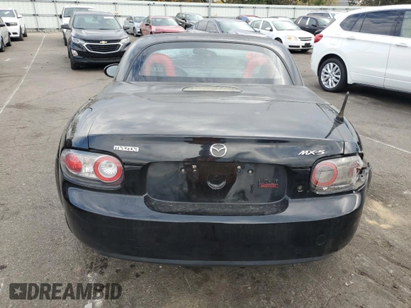 2008 Mazda MX-5 Miata Touring with VIN JM1NC26F080154207, listed as a Copart auction lot 76906044 with 169,602 mi miles and Salvage title. Bid and sale history available at DreamBid. Image 6.
